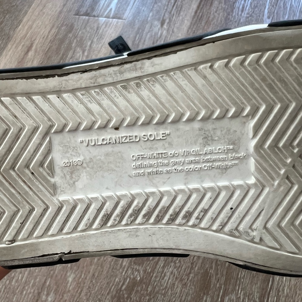 Authentic Off-White - Sneakers Vulcanized (unisex) size40 EU / W 10 / M 7 US - Picture 9 of 10
